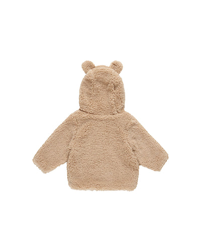 Baby Unisex Tops  | Bear Jacket - Beige | Quincy Mae