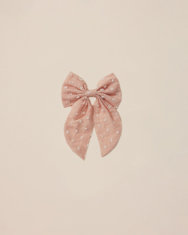 Hair Clip | Oversized Bow- Rose | Noralee