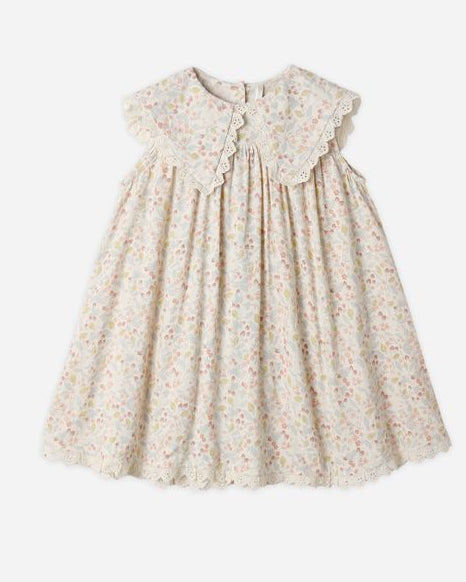 Floral dress on a white background