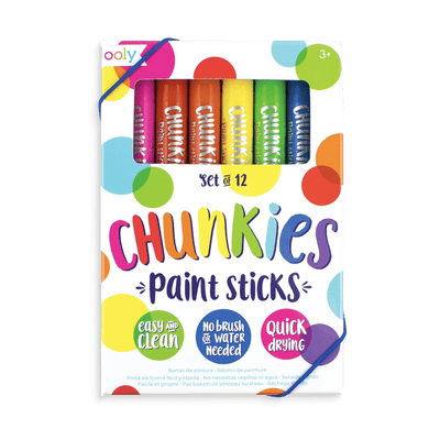 Paint Sticks | Chunkies- Set of 12| Ooly - The Ridge Kids