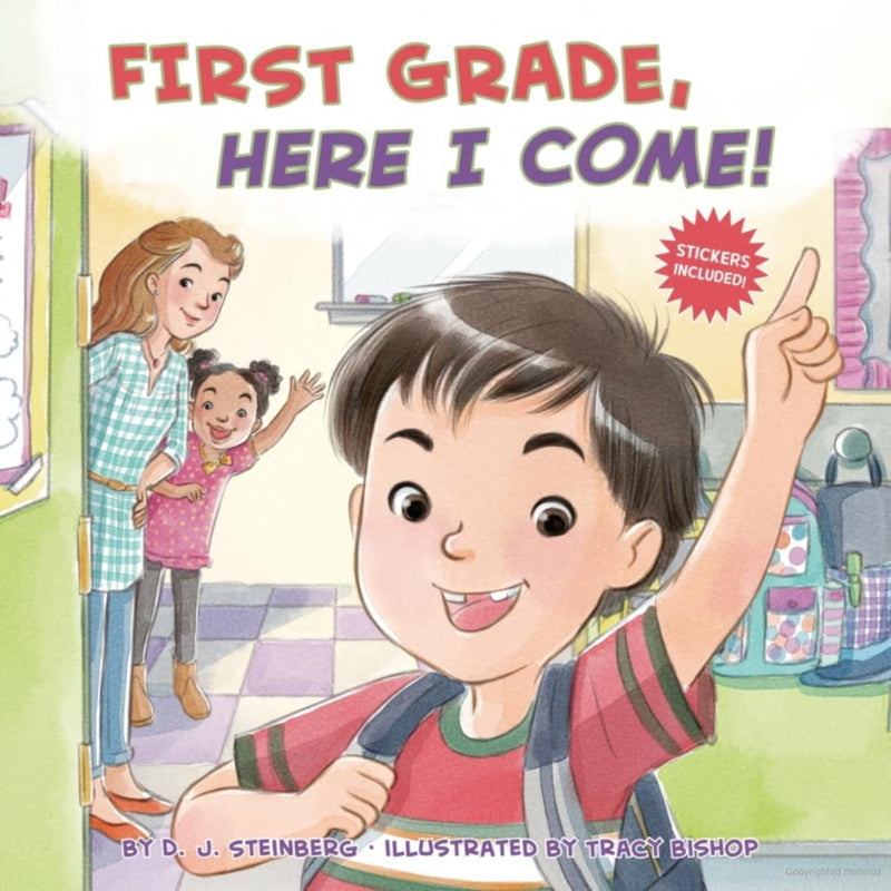 Paperback Books | First Grade Here I Come! | D.J. Steinberg - The Ridge Kids