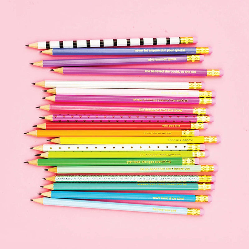 Pencils | Motivational Pencil Set | Taylor Elliott Designs - The Ridge Kids