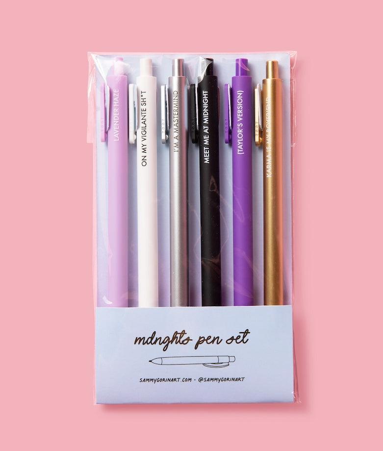 Pens |Midnights 6 Gel Pen Set | Sammy Gorin - The Ridge Kids