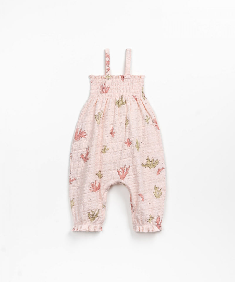 Baby Girl Jumpsuit | Coral- Pink | Play Up