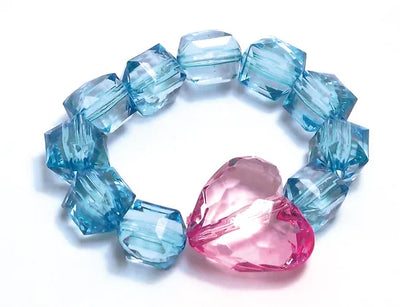 Bracelet | Rock Candy : Heart- assorted | Bottleblond Jewels