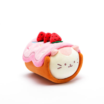 Plush | Strawberry Roll Cake- Kittiroll | Anirollz - The Ridge Kids