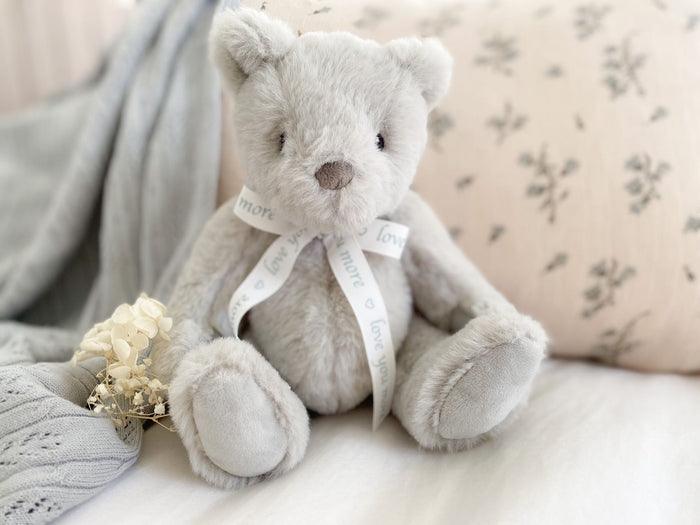 Plush Toy | Love You Bear - Grey | Mon Ami Designs - The Ridge Kids