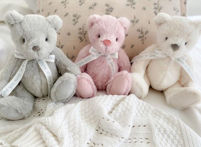 Plush Toy | Love You Bear - Grey | Mon Ami Designs - The Ridge Kids