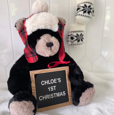 Plush Toys | Bern The Black Bear| Mon Ami - The Ridge Kids