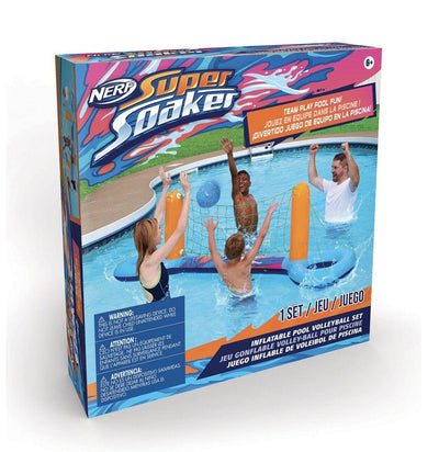 Pool Toys | Inflatable Pool Volleyball Set | Nerf Super Soaker - The Ridge Kids