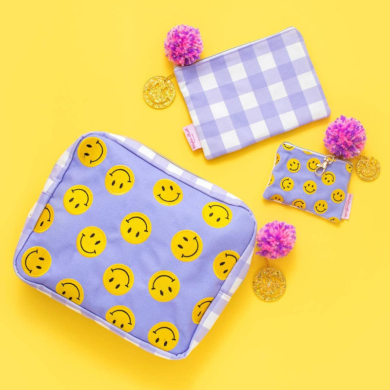 Pouches | Large Smiley Pouch | Taylor Elliott Designs - The Ridge Kids