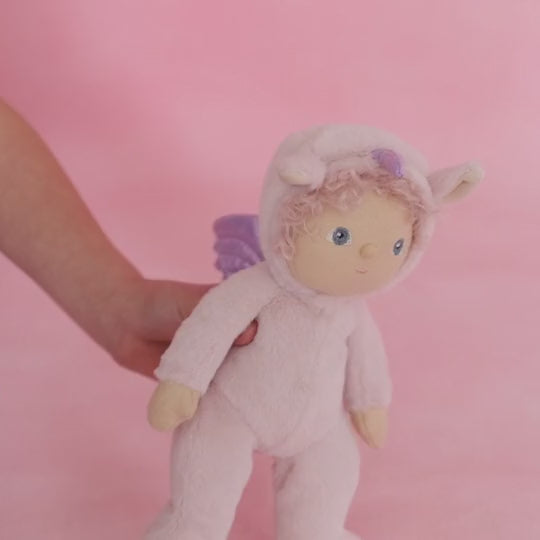 Heirloom Quality Toys | Dinky Dinkum Doll- Una Unicorn | Olli Ella