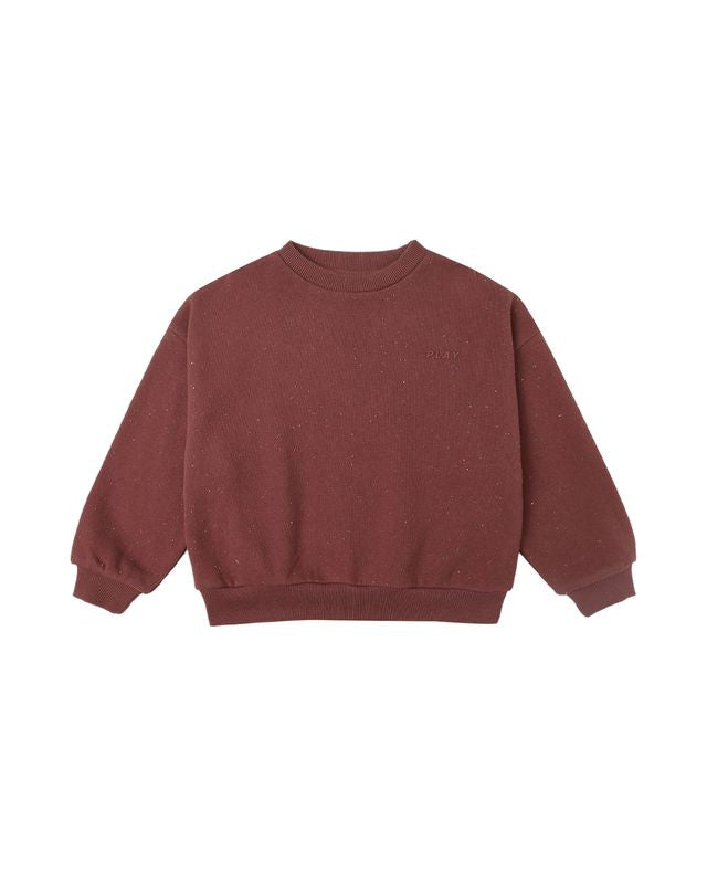 BUrgundy sweatshirt on a white background