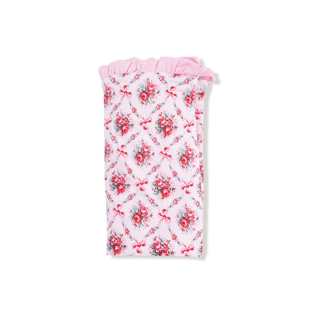 Floral patterned swaddle blanket