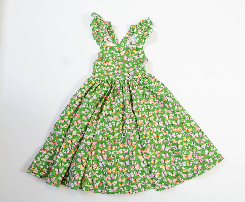 Rosita Dress in Bold Butterfly| Pocket Twirl Dress: 4 - The Ridge Kids