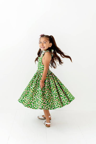 Rosita Dress in Bold Butterfly| Pocket Twirl Dress: 4 - The Ridge Kids