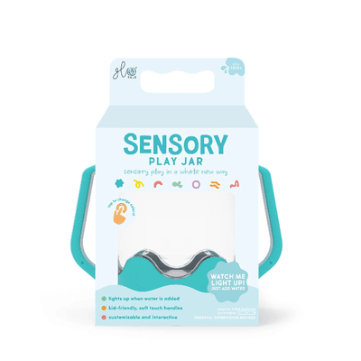 Sensory Toy | Sensory Jar- Teal | Glo Pals - The Ridge Kids