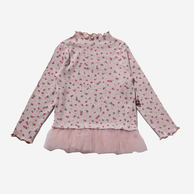 Girls 2 Piece Sets | Vintage Flower Tutu Set - Pink | Petite Hailey