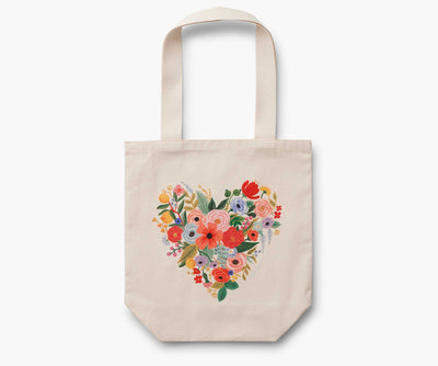 Tote Bag| Floral Heart Canvas Tote | Rifle Paper Co.