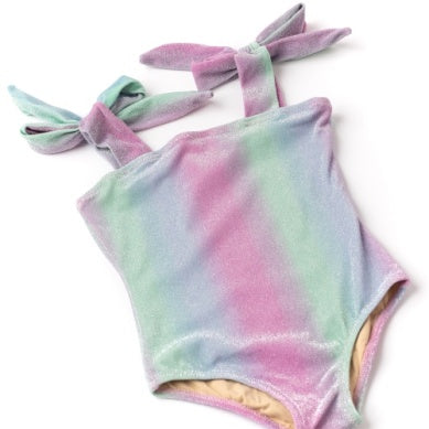 Girls Swimwear | Shimmer Bunny-Ocean Ombre | Shade Critters