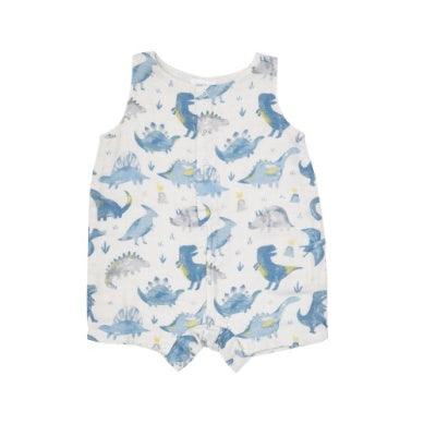 Shortie Romper | Crayon Dinos | Angel Dear - The Ridge Kids