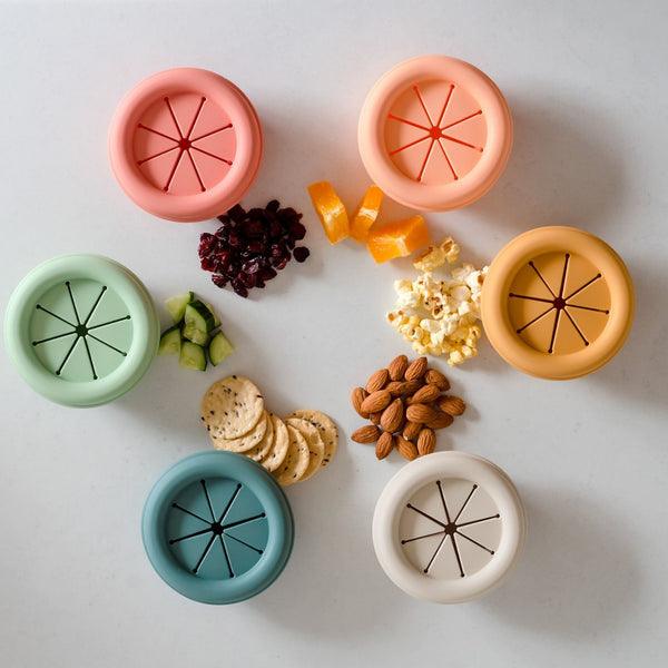 Silicone Snack Cup | Snack Cup- Assorted | O.B. Designs - The Ridge Kids