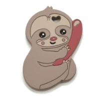 Silicone Teether Toys: Strawberry / yes - The Ridge Kids