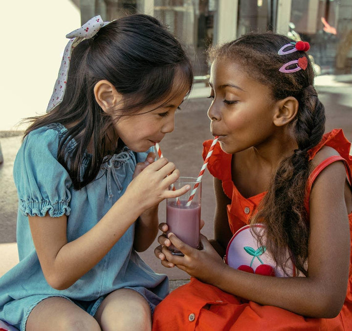 Snap Hair Clips | Sweet Cherry Pom Pom Clips | Rockahula Kids - The Ridge Kids