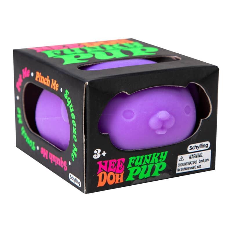 Squeeze Toy | Nee DOH: Funky Pup- assorted | Schylling - The Ridge Kids