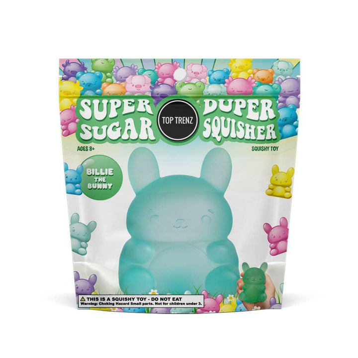 Squish Toys | Super Duper Sugar Squisher Toy - Easter Bunny | Top Trenz - The Ridge Kids