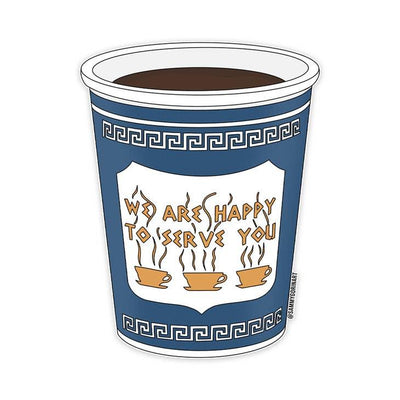 Sticker | New York Coffee Cup | Sammy Gorin Art - The Ridge Kids