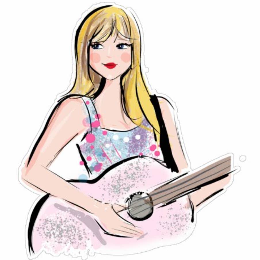 Sticker | Taylor Swift Eras Lover Sticker | Jennifer Vallez - The Ridge Kids