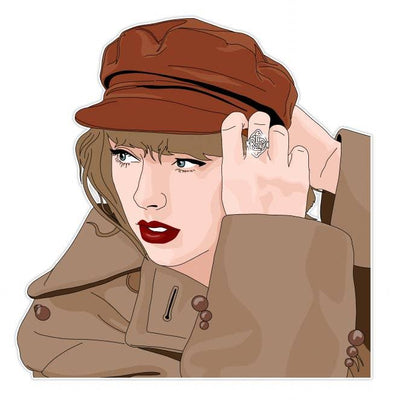 Sticker |Taylor Swift Red (Taylor's Version) Sticker | Sammy Gorin - The Ridge Kids