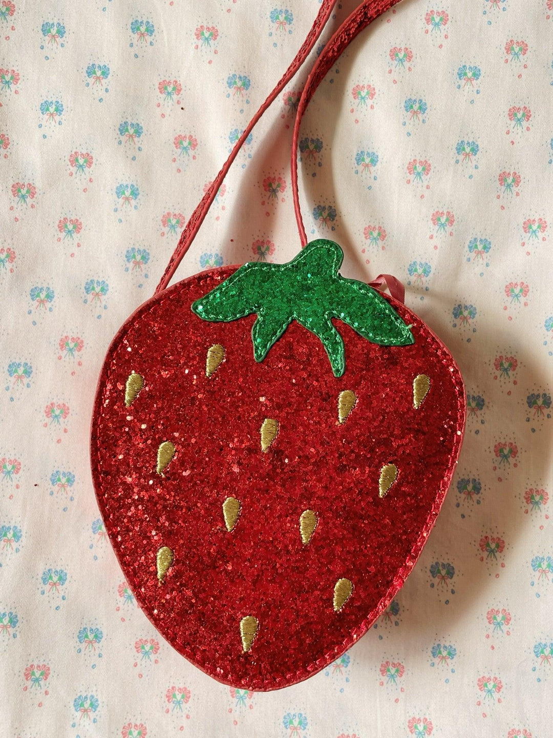 Handbag | Strawberry Shoulder Bag- Barbados Cherry | Konges Slojd