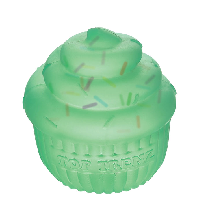 Squish Toys | Super Duper Sugar Squisher Toy - Sprinkle Filled Cupcakes- Assorted | Top Trenz Inc