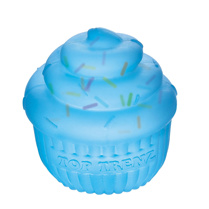 Squish Toys | Super Duper Sugar Squisher Toy - Sprinkle Filled Cupcakes- Assorted | Top Trenz Inc