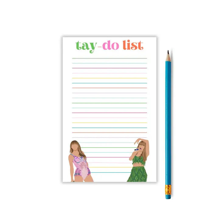 Creative Stationary | Taylor Swift Notepad- Tay-do List | Aspen Lane