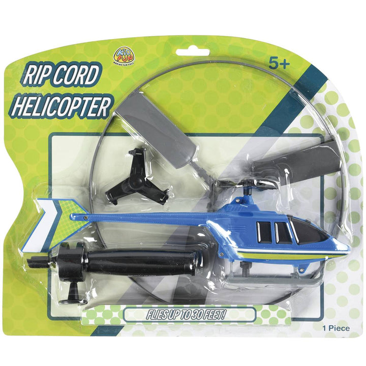 rip cord helicopter in the packaging sealed in plastic 