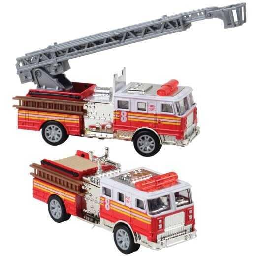 toy fire trucks with extendable ladders 