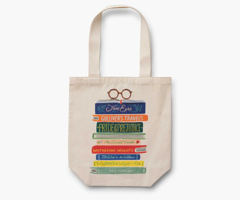 Tote |Book Club Canvas Tote Bag | Rifle Paper Co. - The Ridge Kids