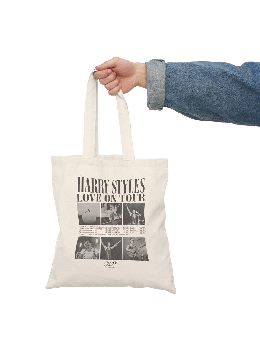 Love good on tour tote bag