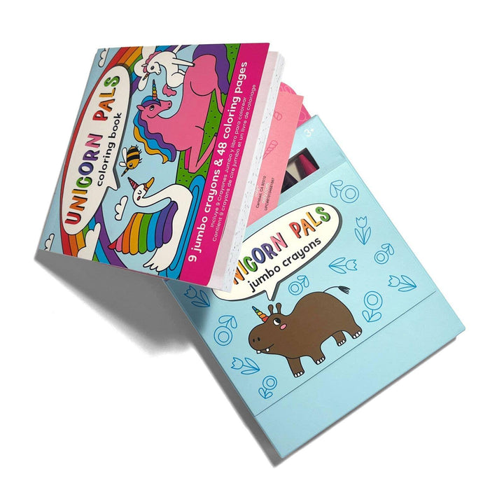 Travel Coloring Set | Carry Along Crayons & Coloring Book - Unicorn Pals| Ooly - The Ridge Kids