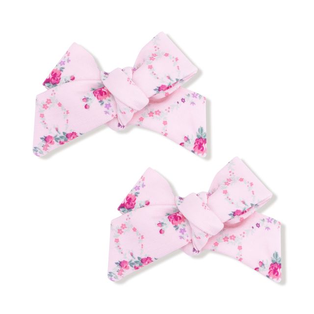 Clip | 2 Pack Hair Bow Clips - Rose Garden Trellis | Angel Dear