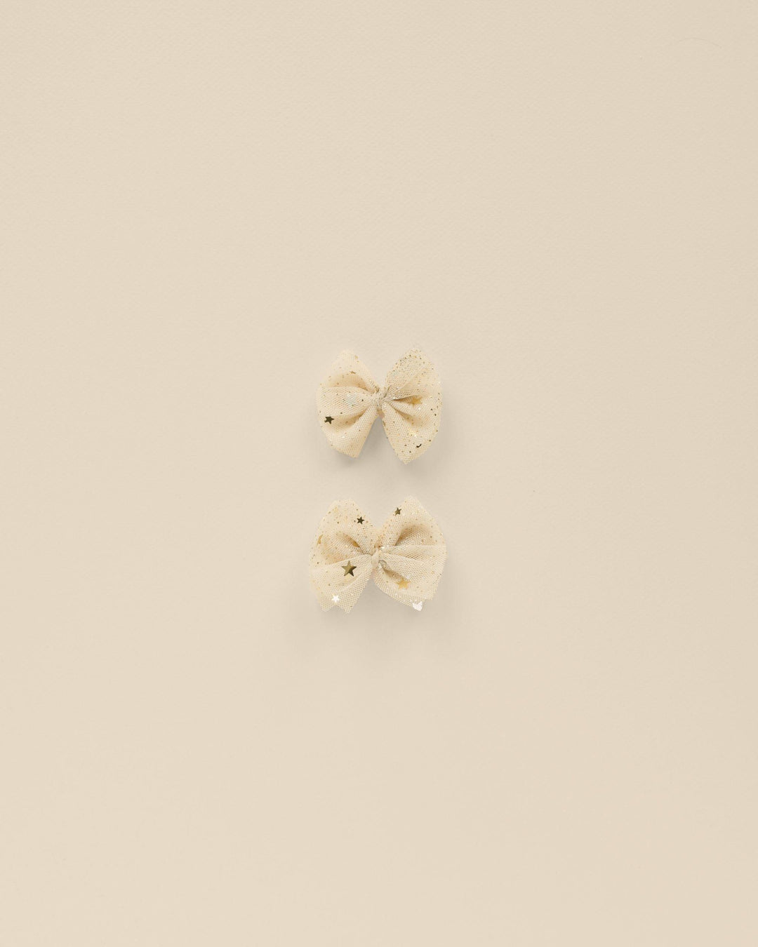 Girls Clip | Flutter Tulle Clips - Champagne Stars | Noralee