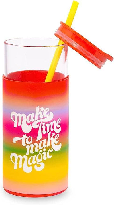 Tumbler | Glass: Make Time to Make Magic | Ban.do - The Ridge Kids