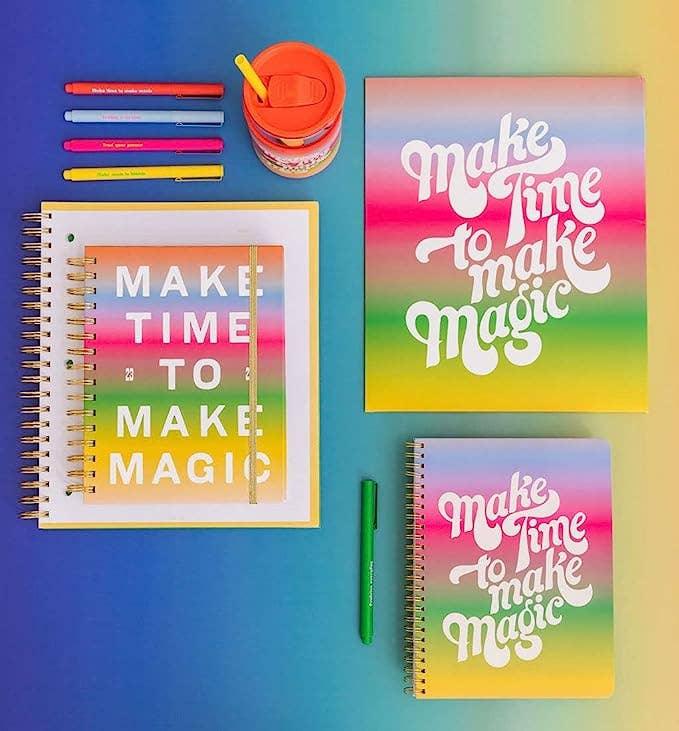 Tumbler | Glass: Make Time to Make Magic | Ban.do - The Ridge Kids