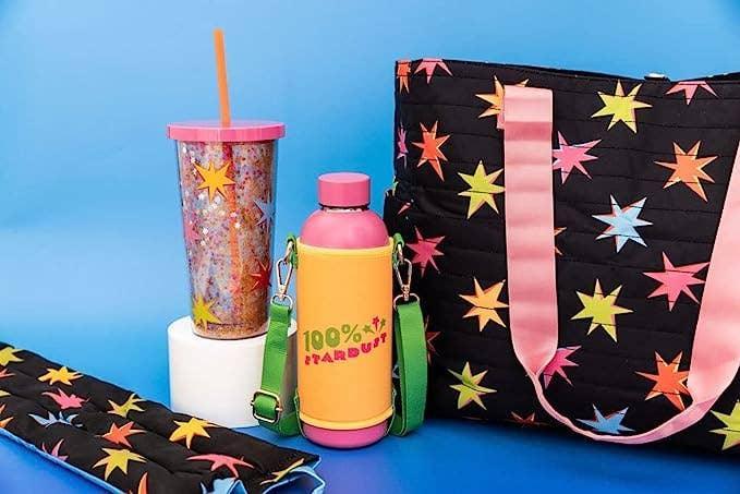 Tumbler | Glitter Bomb Sip Sip Tumbler with Straw, Starburst | Ban.do - The Ridge Kids