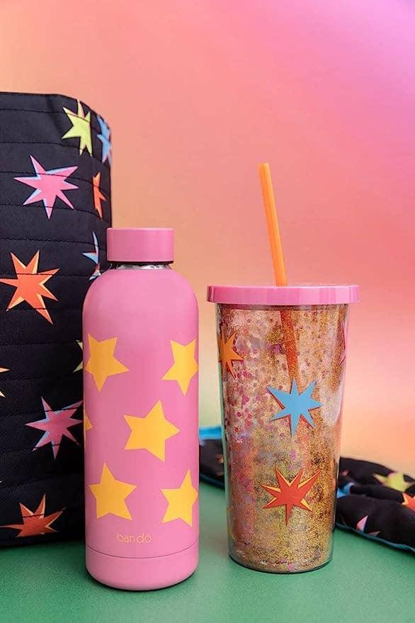 Tumbler | Glitter Bomb Sip Sip Tumbler with Straw, Starburst | Ban.do - The Ridge Kids