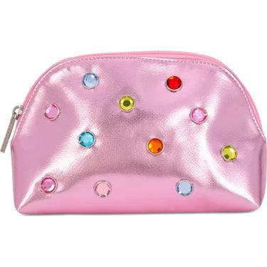 Tween Accessories |Pink Candy Gem Oval Cosmetic Bag | Iscream - The Ridge Kids