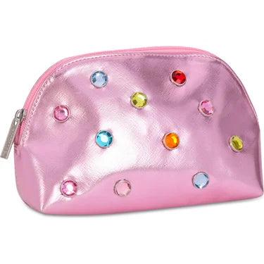 Tween Accessories |Pink Candy Gem Oval Cosmetic Bag | Iscream - The Ridge Kids